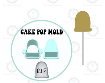 Tombstone Cake Pop Mold | Deluxe Cutter, Popper