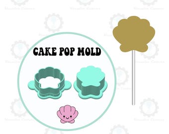 Seashell Cake Pop Mold | Deluxe Cutter, Popper