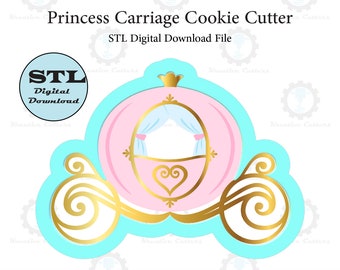 Princess Carriage Cookie Cutter | STL File