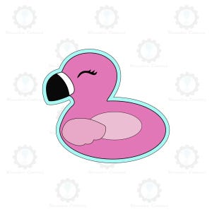 Flamingo Pool Float  Cookie Cutters