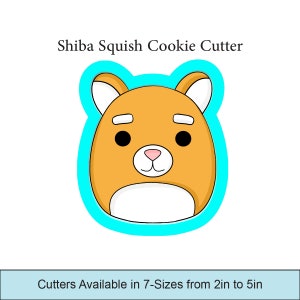 Shiba Squish Cookie Cutters