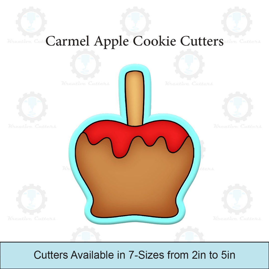 Carmel Apple Cookie Cutters Etsy