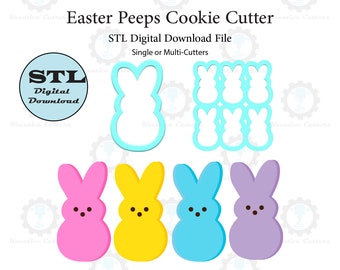 Easter Peeps Cookie Cutter | STL File