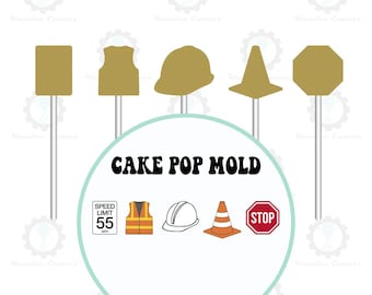 Construction Cake Pop Molds | Deluxe Cutter, Popper