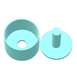 Standard Circle Cake Pop Mold with 9in Tray | Digital Download STL File image 2