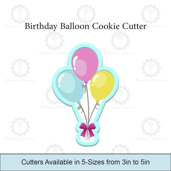 Birthday Balloon Cookie Cutters