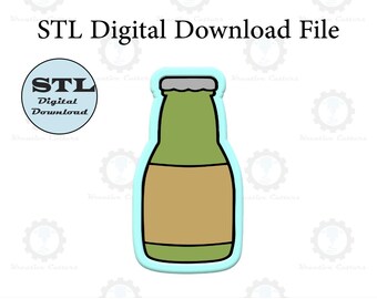 STL-bestand voor koekjesvormpjes voor bierfles