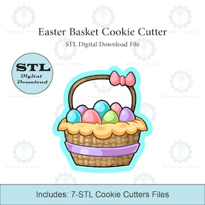 Easter Basket Cookie Cutter | STL File