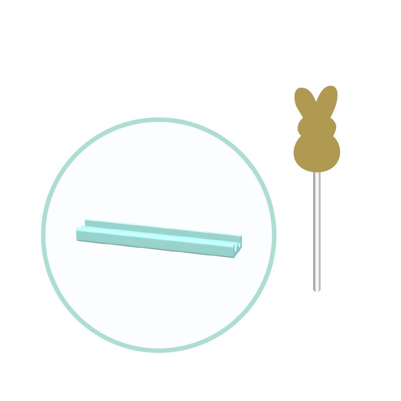 Easter Bunny Cake Pop Mold with 9in Tray | Digital Download STL File image 5
