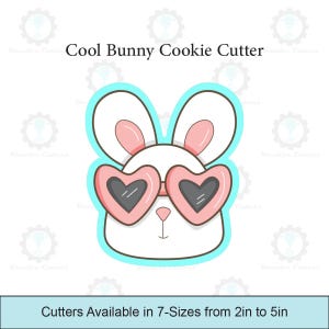 Cool Bunny Cookie Cutter