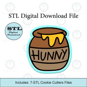 Honey Pot Cookie Cutters | STL File