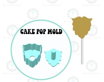 Beard Cake Pop Mold | Single or Multi-popper Options