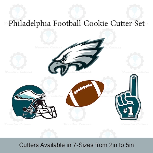 Philadelphia Football Cookie Cutter