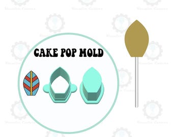 Surfboard Cake Pop Mold | Deluxe Cutter, Popper