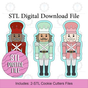 Nutcracker Cookie Cutters | Digital Download STL Files