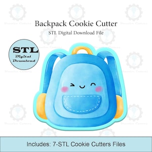 Backpack Cookie Cutter | STL File