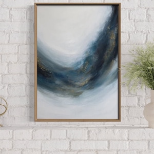 Seascape painting, abstract painting, original seascape painting, minimalist art