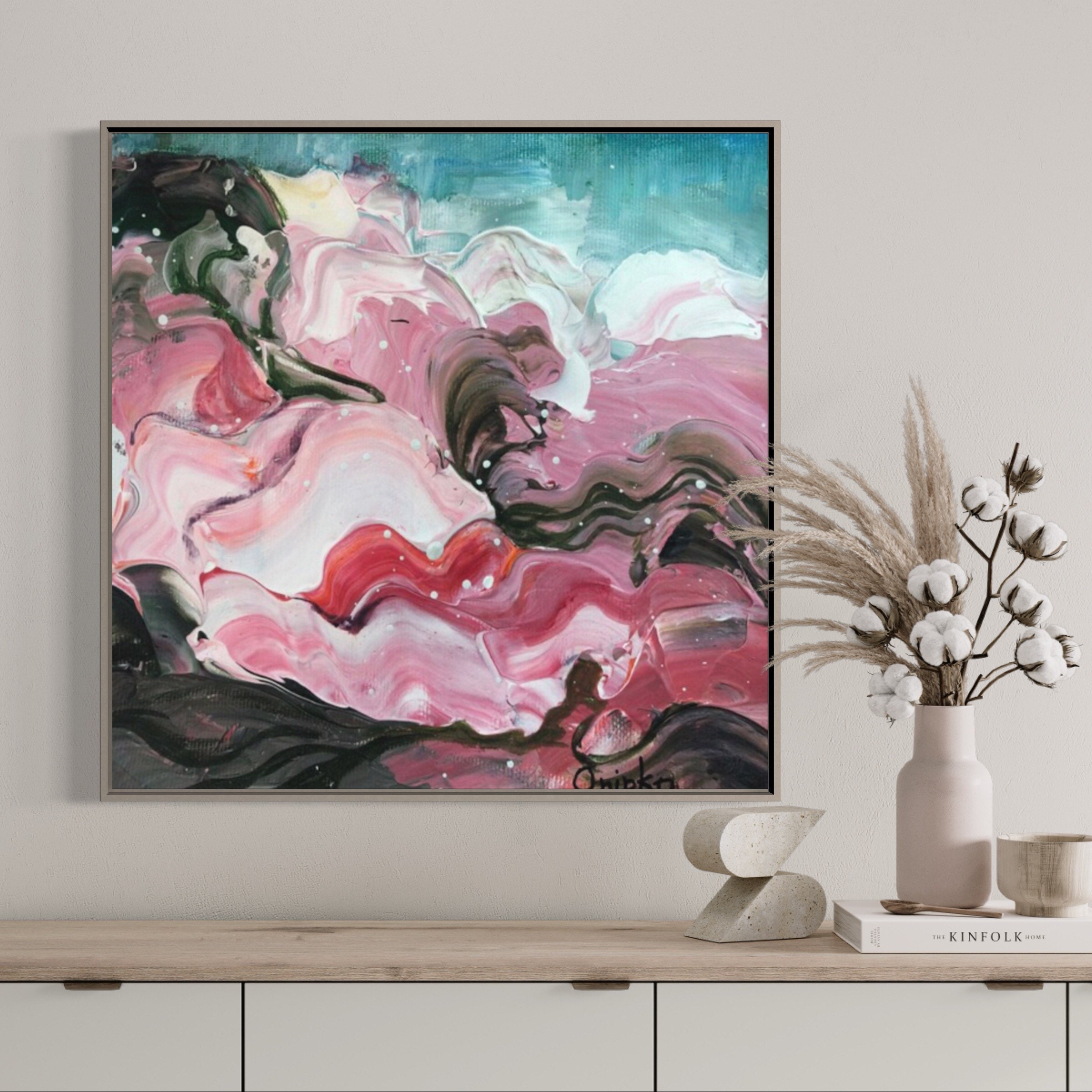 large art canvas, abstract wall decor, landscape abstractthumbnail