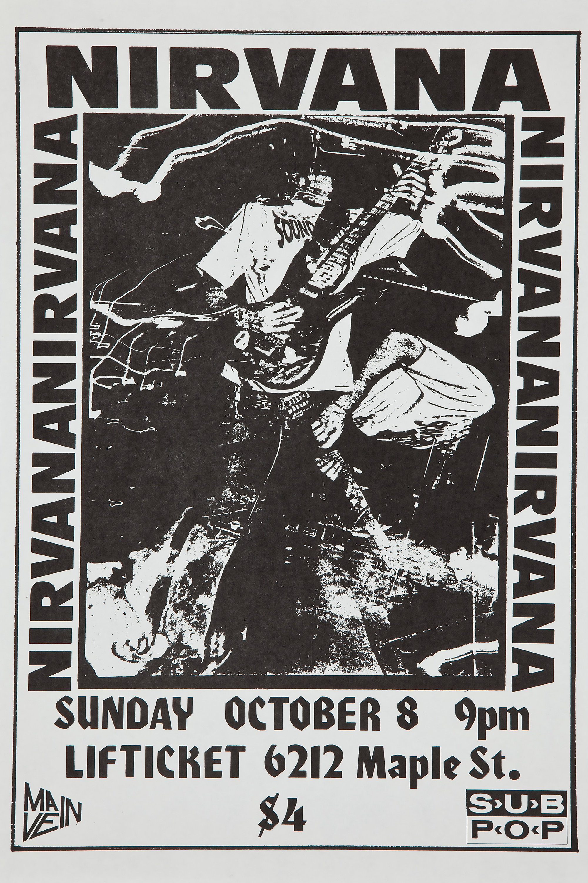 Affiche De Concert Nirvana Poster