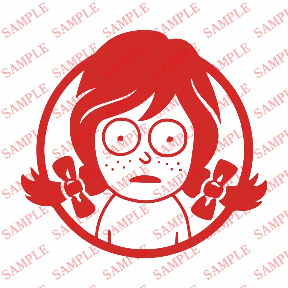 Morty's Wendy's SVG Cricut, Silhouette, Cut File, Clipart Instant
