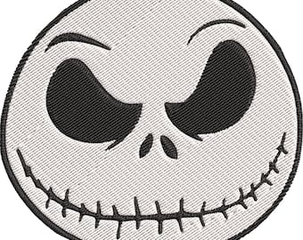 Jack Skellington Embroidery Design 3 Sizes Digital Instant Download