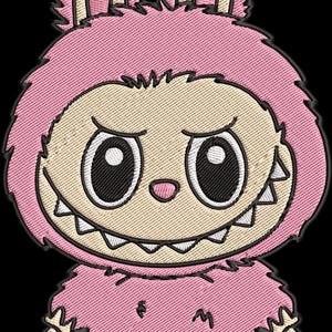 Labubu Embroidery Design PES - EXP -DST Digital Instant Download