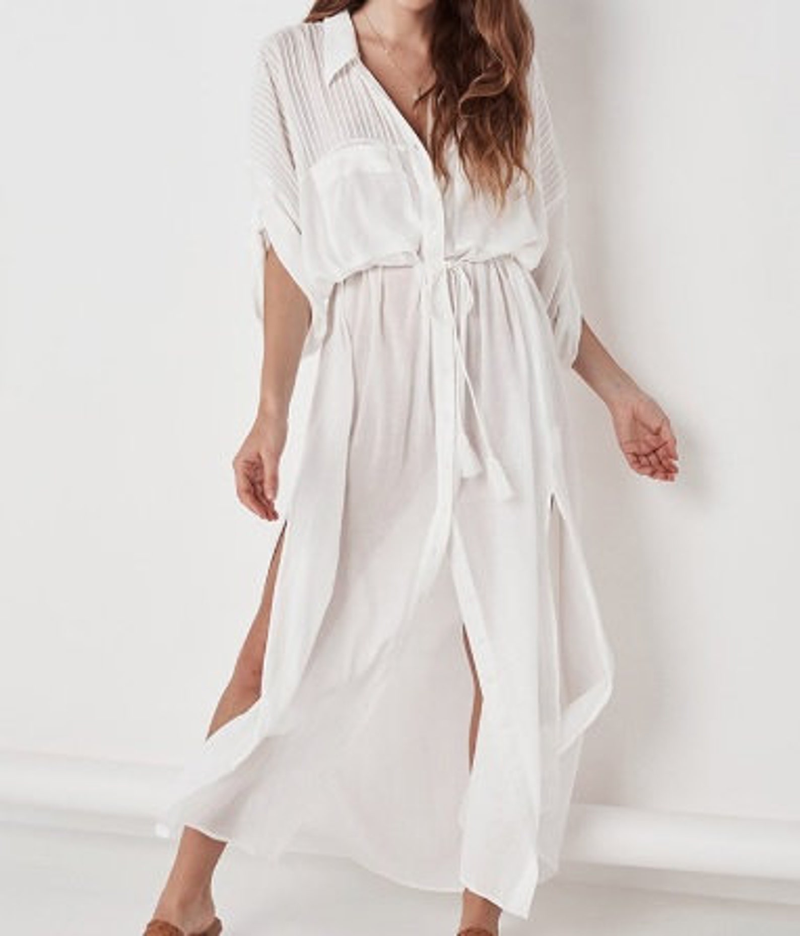 Cotton Maxi Beach Dress White Beach Cover up Ropa de Playa Etsy