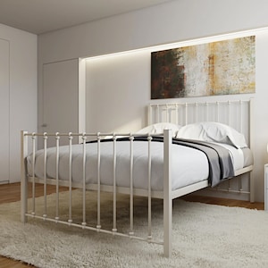 Wrought Iron Bed Frame with Mesh Base - Norfolk High End