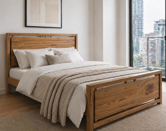 Marham Solid Pine Bed | Heavy Duty Wooden Frame