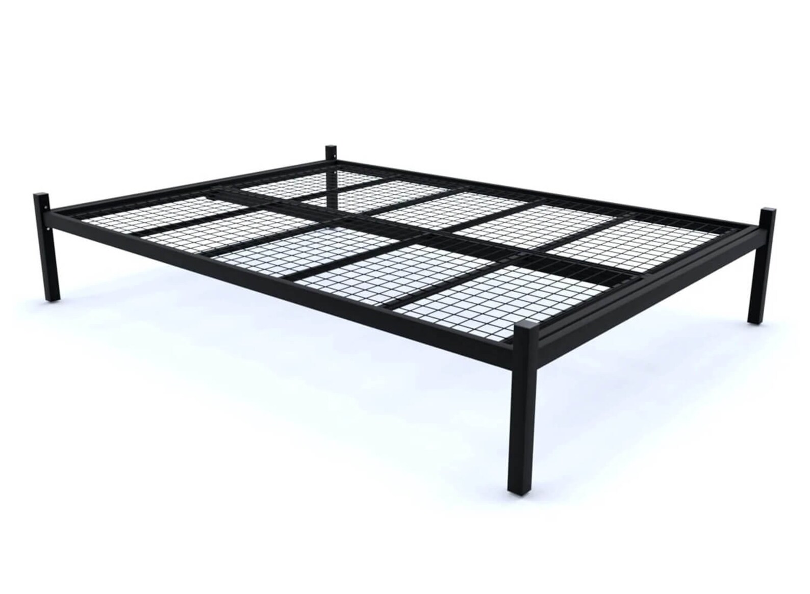 Extra Strong Steel Platform Bed Frame With Mesh Base - Wroxham - Etsy UK