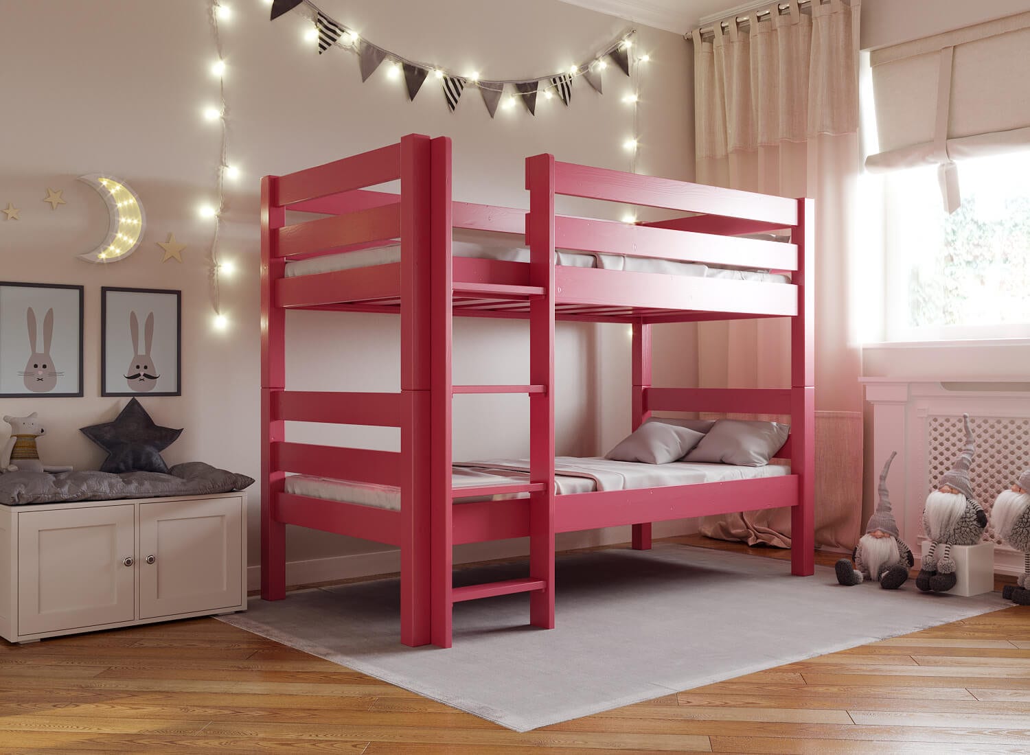 Strong Bespoke Wooden Bunk Bed Etsy UK