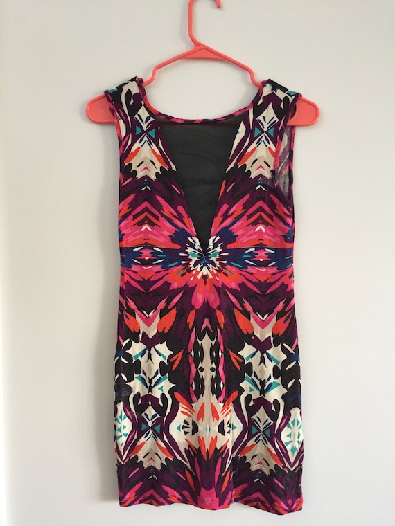Vintage Rave Dress 1990s UK size 12/ US size 8 - s