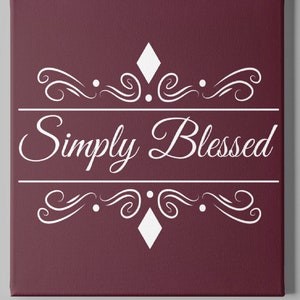 Christian PNG, Simply Blessed PNG,  Christian T-Shirts Hoodies Wall Art Mugs Designs Store, Christian PNG Shop, Gifts Mom Mama Mother Wife