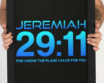 Jeremiah 29:11 2911 29 11, PNG Downloads, Bible Verse PNG, Christian PNG, Christian T-Shirts, Wall Art, Tote Bags, Designs, Store
