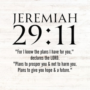 Jeremiah 29:11 For I know the plans I have for you Bible Verse Quote Verses Christian PNG Store, Christianity Religious Quotes PNG Shop
