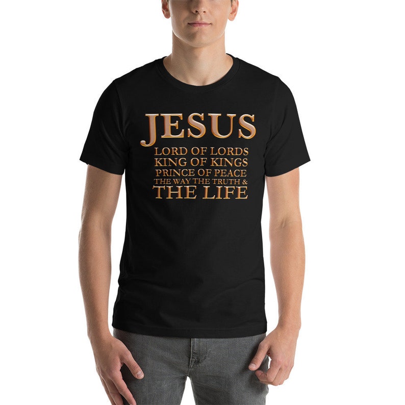 JESUS Señor de los Señores Rey de Reyes Camiseta Cristiana ...