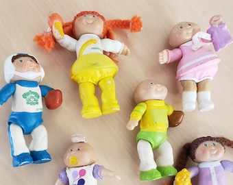 Vintage 1984 Parche de repollo de goma Kids Set