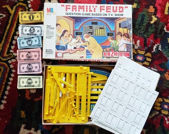 Vintage 1970s Family Feud juego de mesa