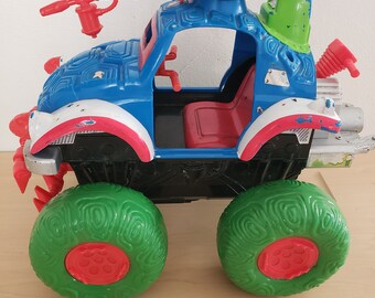 Vintage 1990s Playmates Teenage Mutant Ninja Turtles Shell Top Car