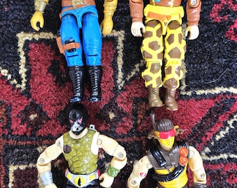 Set de figuras vintage de G.I. Joe ARAH de Hasbro de los años 80-90