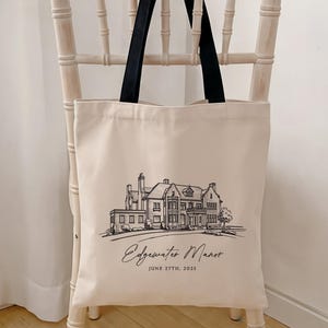 Personalized Canvas Tote Bag, Custom Wedding Welcome Bags, Bridesmaid Gift Tote, Bulk Event Favor Bags, Company Logo Tote, Reusable Gift Bag