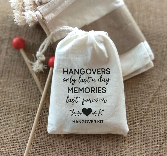 Set of 20/30/40/50/70/100hangovers Last a Day Memories Last Etsy