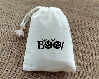 Halloween Favor Bags, BOO, Halloween Candy bags-Halloween Favors-Pumpkin favor bags, Personalized candy bags, Favor bags, Treat bags
