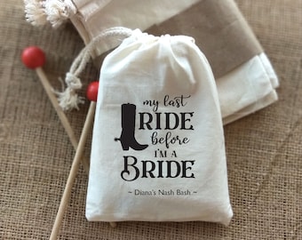 Last Ride Before I'm a Bride-Bachelorette Survival Kit Bags-Hangover Kit-Recovery Kit-Nash Bash-Bachelorette Party