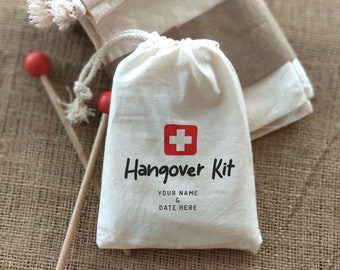 Hangover Kit-Bachelorette Party Bags-Hangover Recovery Kit-Hen Party Bags-Survival Kit-Party Favor Bag