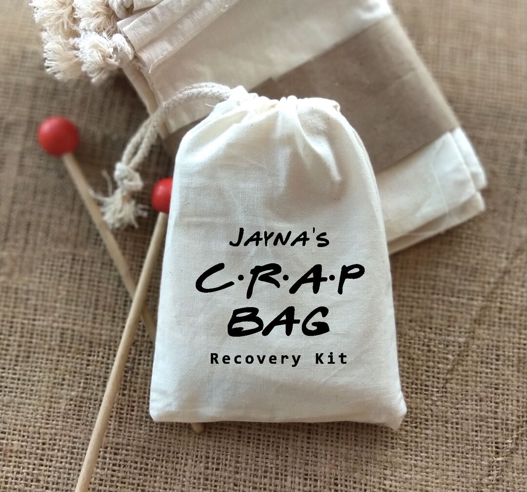 Crap Bag Recovery Kit Bachelorette Partyfriends Themedhangover Kit