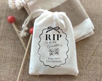 RIP Fake ID - 21st Birthday Party - Hangover Kit - 21 Run - Hangover Recovery Kit - Birthday Survival Kit - Custom 21st Birthday Favor Bag