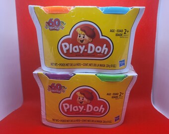 プレイ・ドー アニバーサリーパック Play-Doh 60th Anniversary 60 pack [並行輸入品] Play-Doh 60th Anniversary Celebration 60 Can Pac New Walmart