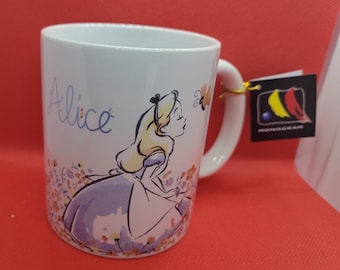Alice in Wonderland Pearlized 11 oz. Mug. NWT.