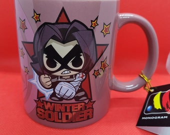 Marvel Mini Heroes Captain America Winter Soldier 11 oz. Mug. NWT.